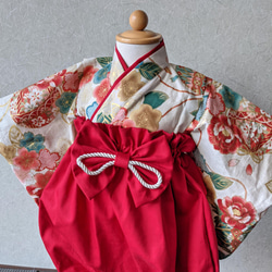 梅鞠牡丹】ベビー袴 ハンドメイド お食い初め お正月 ひなまつり