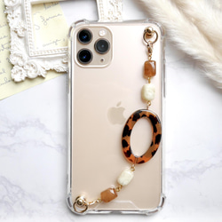 ブラウンリングのキーリングハンガー　スマホケース　iPhoneケース　全機種　スマホチェーン 7枚目の画像