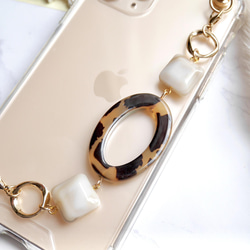 カーキリングのキーリングハンガー　スマホケース　iPhoneケース　全機種　スマホチェーン 5枚目の画像