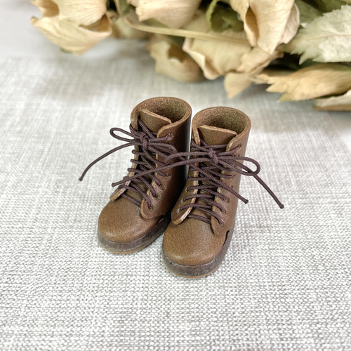 送料無料』 ミニチュア 内縫い ブーツ Mocha【ネオブライス リカちゃん