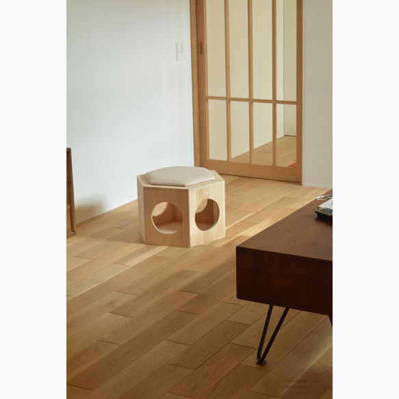 受注生産 職人手作り キャットハウス 猫家具 猫ベッド リビング