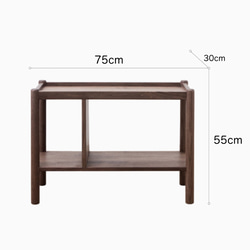 受注生産 職人手作り サイドテーブル ソファーテーブル ナイトテーブル ミニテーブル 家具 リビング 無垢材 木工 LR 4枚目の画像