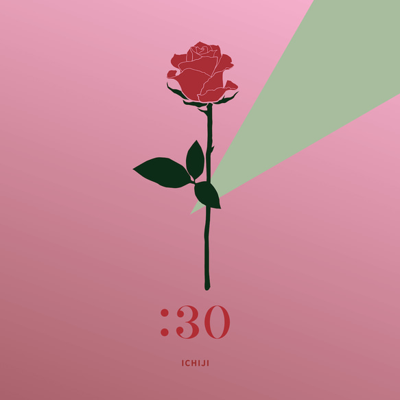 ICHIJI(1時)バレンタインver2023｜一輪のバラ咲く辛口日本酒・ギフト対応（箱入り&アートカード） 3枚目の画像