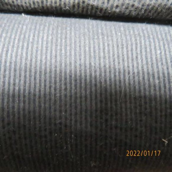 ストライプ　墨黒　ハンドメイド　サッカー織　播州織　細い　コットン　春夏　パンツ　スカート 3枚目の画像