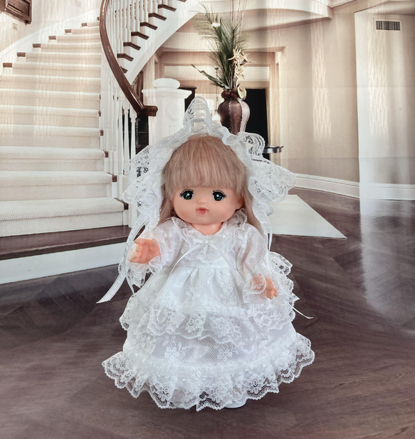 メルちゃんウエディングドレス靴込み3点セット おもちゃ・人形 うさ