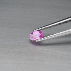 天然石 ピンク サファイア ルース 0.54ct スリランカ産 非加熱　綺麗なピンクカラーの色味！ 4枚目の画像