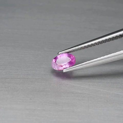 天然石 ピンク サファイア ルース 0.54ct スリランカ産 非加熱 綺麗な