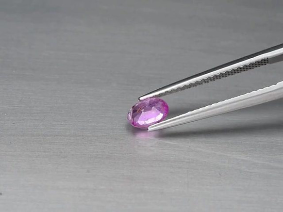 天然石 ピンク サファイア ルース 0.54ct スリランカ産 非加熱　綺麗なピンクカラーの色味！ 6枚目の画像