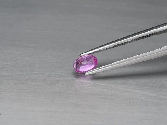 天然石 ピンク サファイア ルース 0.54ct スリランカ産 非加熱　綺麗なピンクカラーの色味！ 7枚目の画像