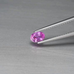 天然石 ピンク サファイア ルース 0.54ct スリランカ産 非加熱　綺麗なピンクカラーの色味！ 2枚目の画像