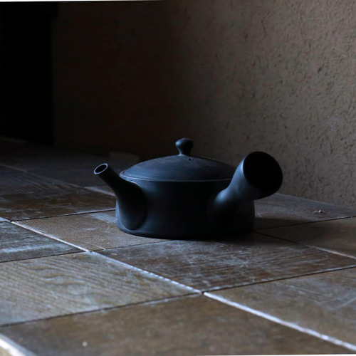 煎茶が美味しく飲める平型急須【愛知県常滑産】玉光窯さんのつくる常滑