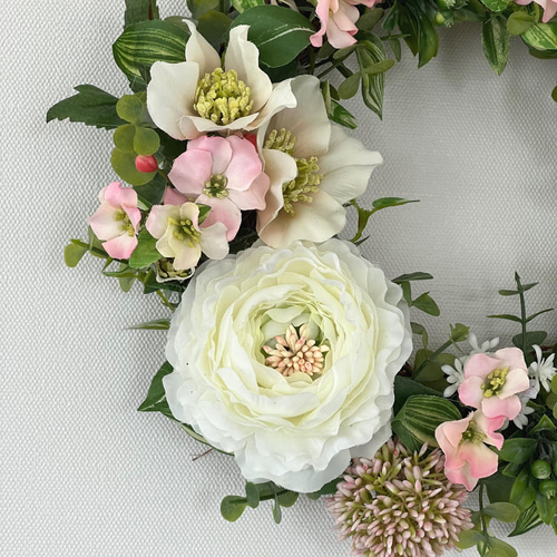 ラナンキュラスのリース リース AilesBlanches 通販 13262036｜Creema