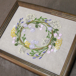 刺繍 壁掛け ハンドメイド 7b7a4c15b1ee1b15d83b94eea81102