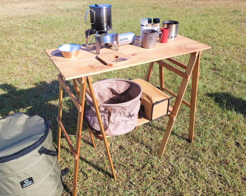 ハンドメイド　キャンプ折り畳みテーブル 楽天市場】アウトドアテーブル 折りたたみ アルミ 折りたたみ