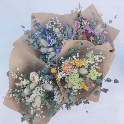ドライフラワーミニブーケ　まりページ ドライフラワーミニブーケ まりページ ドライフラワー