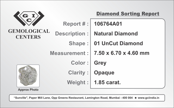 K18YG  天然アンカット（原石）ダイヤモンドピアス 12枚目の画像