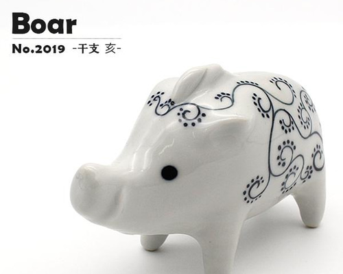 SWAROVSKI スワロフスキー クリスタルフィギュア 干支 十二支 亥