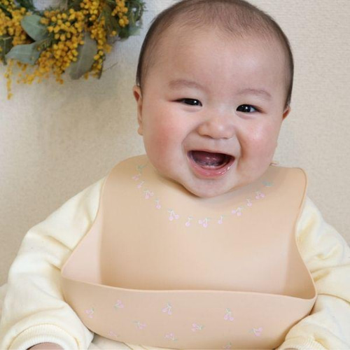 no.1 訳あり チェリー さくらんぼ ビブ スタイ お食事スタイ かわいい