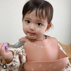 no.1 訳あり　チェリー　さくらんぼ　ビブ　スタイ　お食事スタイ　かわいい　子供　赤ちゃん　ベビー　幼児　女の子 17枚目の画像