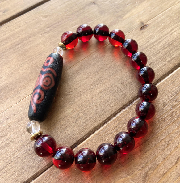 開光☆ 法相仏顔天珠 ブレスレット dzi ＊ ΚΑйON ＊ 通販 13263367