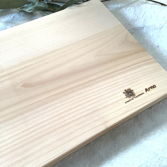 イチョウのまな板・Mサイズ ／ キッチン まな板 カッティングボード 母の日 木 木製 便利 敬老の日 8枚目の画像