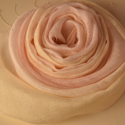 二重紗織お肌触りの良いシルクレーヨン「さくら色～薄かりやす色」　 1枚目の画像