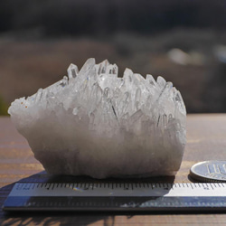 天然石 約54g 針状水晶クラスター(四川省産) 約最大幅48×高33mm テラリウム素材[sic-220118-02] 5枚目の画像