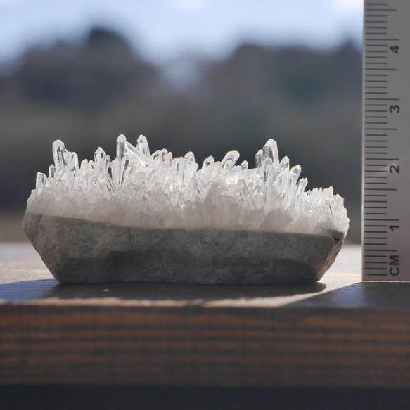 天然石 約43g 針状水晶クラスター(四川省産) 約最大幅53×高23mm テラリウム素材[sic-220118-04] 4枚目の画像