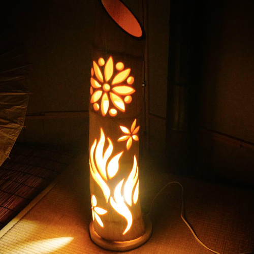 竹灯り・竹あかり・竹灯籠 ～～ 癒しの灯り ☆花火華炎☆～～