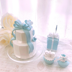 シンデレラブルーのクレイケーキセット 5ee3da729e5dfb7c6e96f4b29ddf41