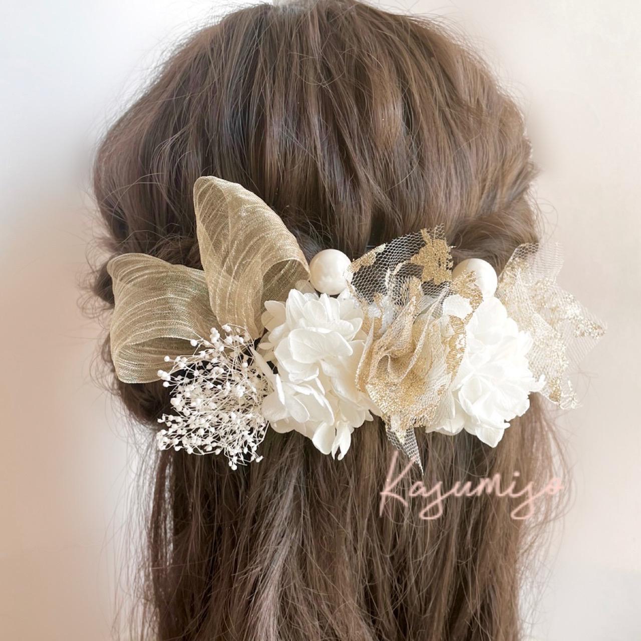 mica　七五三　ヘッドドレス　着物リメイク　髪飾り ヘアアクセ　リボン mica様専用 七五三 ヘッドドレス 着物リメイク 髪飾り