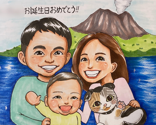 似顔絵専用商品_0118 イラスト 似顔絵屋.RYoMA 通販 13265970