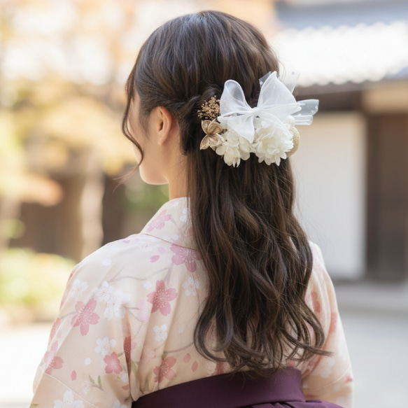 結婚式成人式卒業式七五三各種記念撮影に。ヘッドドレス　ヘッドパーツ　髪飾り Head Accessory 4 〜七五三 成人式 卒業式 結婚式ヘッドアクセサリー