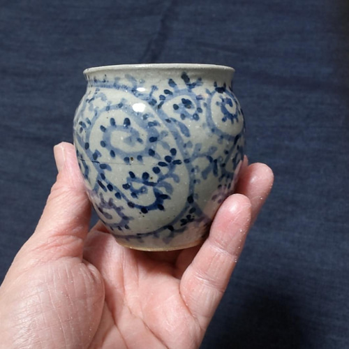 トルコ陶器　人物紋　蓋付き壺 楽天市場】李朝 青花仏文蓋付壺 全高36cm 韓国 朝鮮 陶磁器 希少