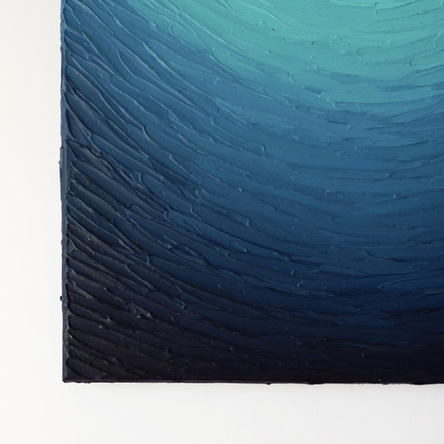 人気シリーズ】オーダーメイド - 絵画 エメラルドグリーン（M-#1