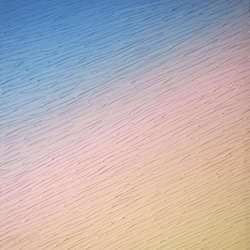 【オーダーメイドできる夕日】絵画 - ブルー ピンク 受注作品（N-#3） 7枚目の画像