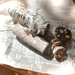 サラメ・ディ・チョコラータ「サラミに見立てたチョコレート」 2枚目の画像