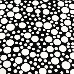 Michael Miller 110cm x 50cmずつ切売 - Playful dots/白黒 2枚目の画像