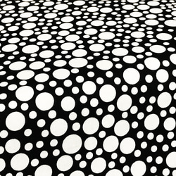 Michael Miller 110cm x 50cmずつ切売 - Playful dots/白黒 3枚目の画像