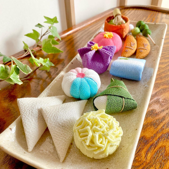 専用です!!　精進料理・他　ちりめん細工  ハンドメイド 楽天市場】【エントリーでポイント10倍】【お仏具】ちりめん飾り