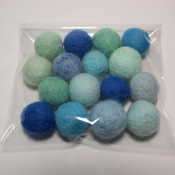 【日本国内手作り】羊毛フェルトボール 2枚目の画像
