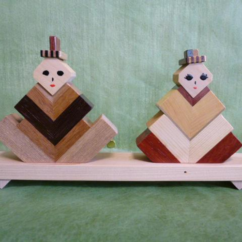 お雛様 寄木細工 純正木工工芸品 訳アリ価格 その他置物 seiさん