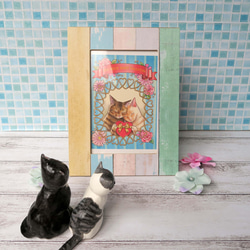 ポストカード３枚セット〈猫猫 バレンタイン〉 7枚目の画像