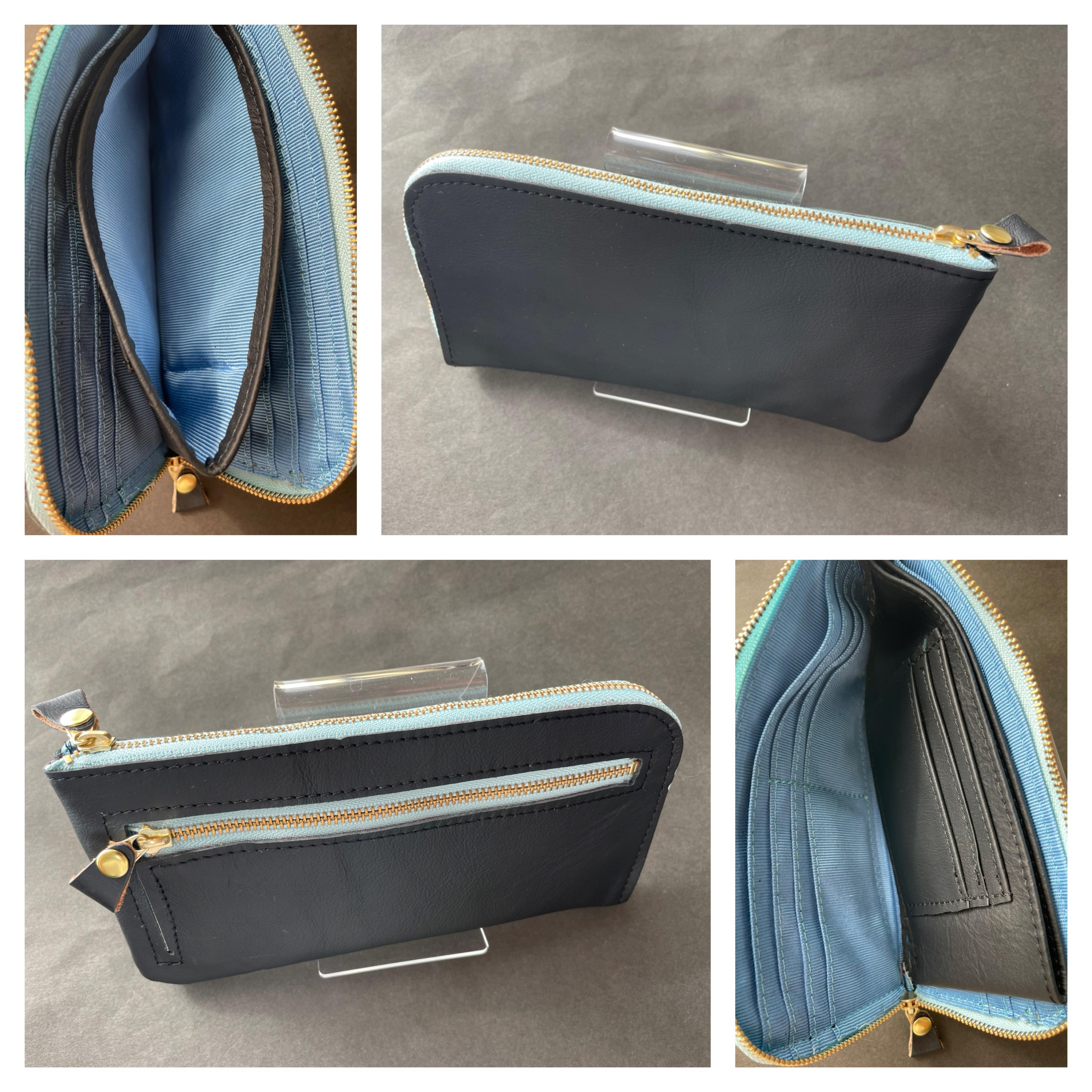 新品　本革長財布　ブラック