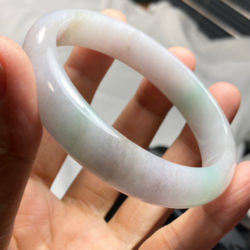 l*i様 絶品　ミャンマー翡翠バングル６２mm l*i様 絶品 ミャンマー翡翠バングル62mm l*i様 絶品