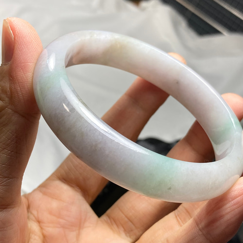 S730-2 特売 58.0mm 天然 ミャンマー産 A貨 薄春彩 薄ピンクラベンダー