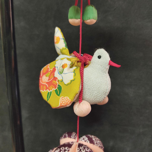 三連 一本吊るし飾り【おし鳥】 その他インテリア雑貨 Craft-House