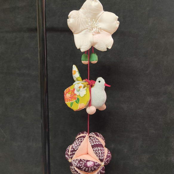 三連 一本吊るし飾り【おし鳥】 その他インテリア雑貨 Craft-House