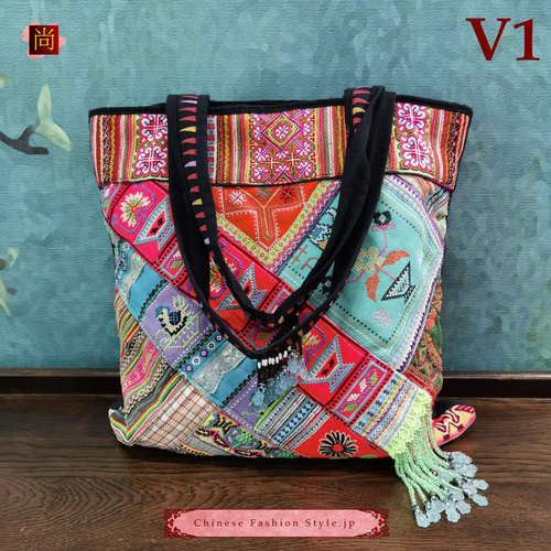 苗族　十字刺繍 苗族の刺繍
