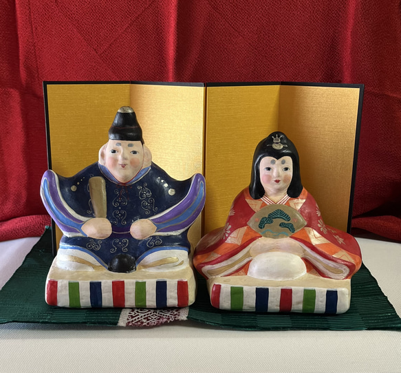 雛人形（男雛、女雛） ひな人形・雛飾り アート創作人形と